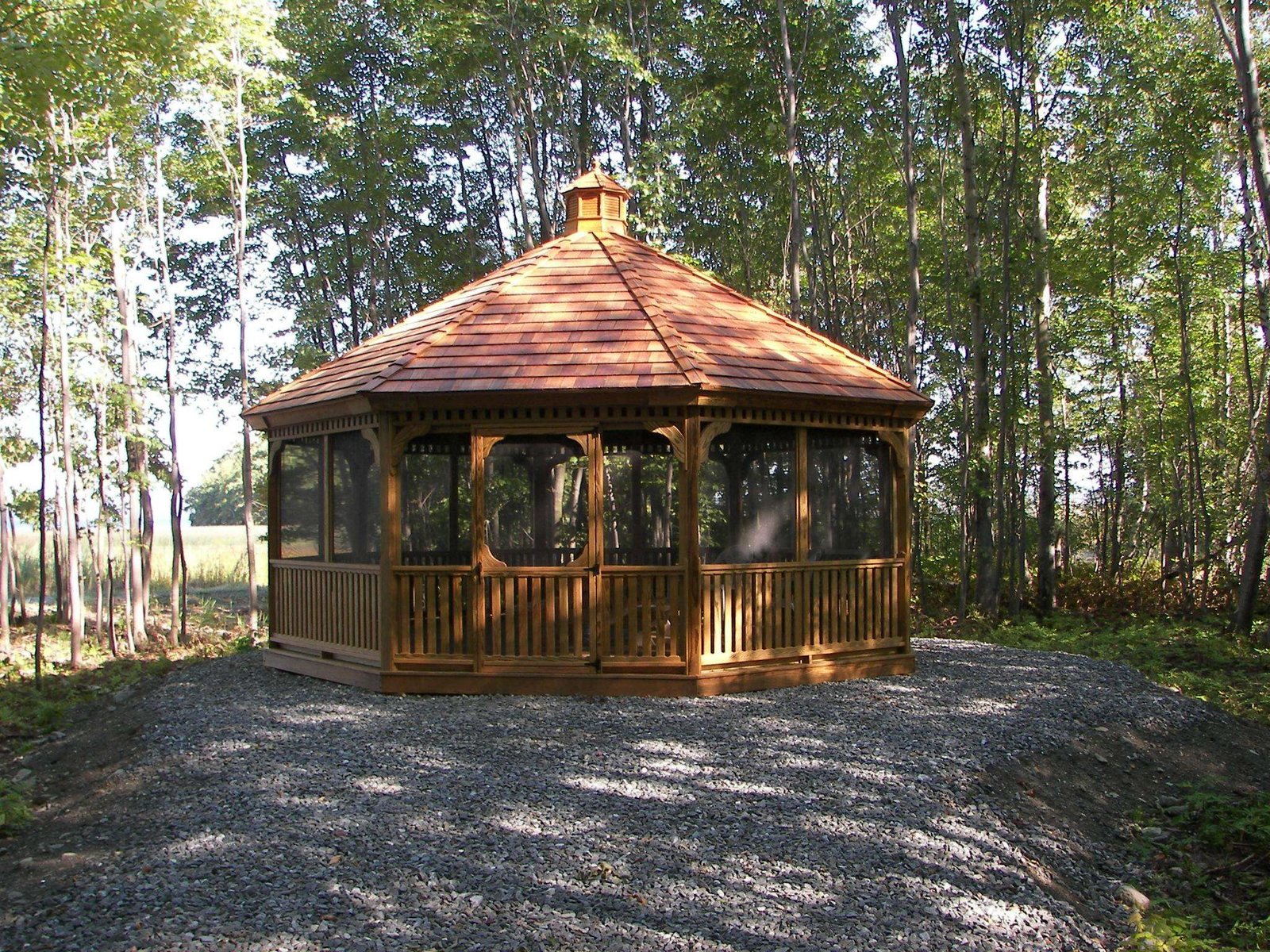 the gazebo