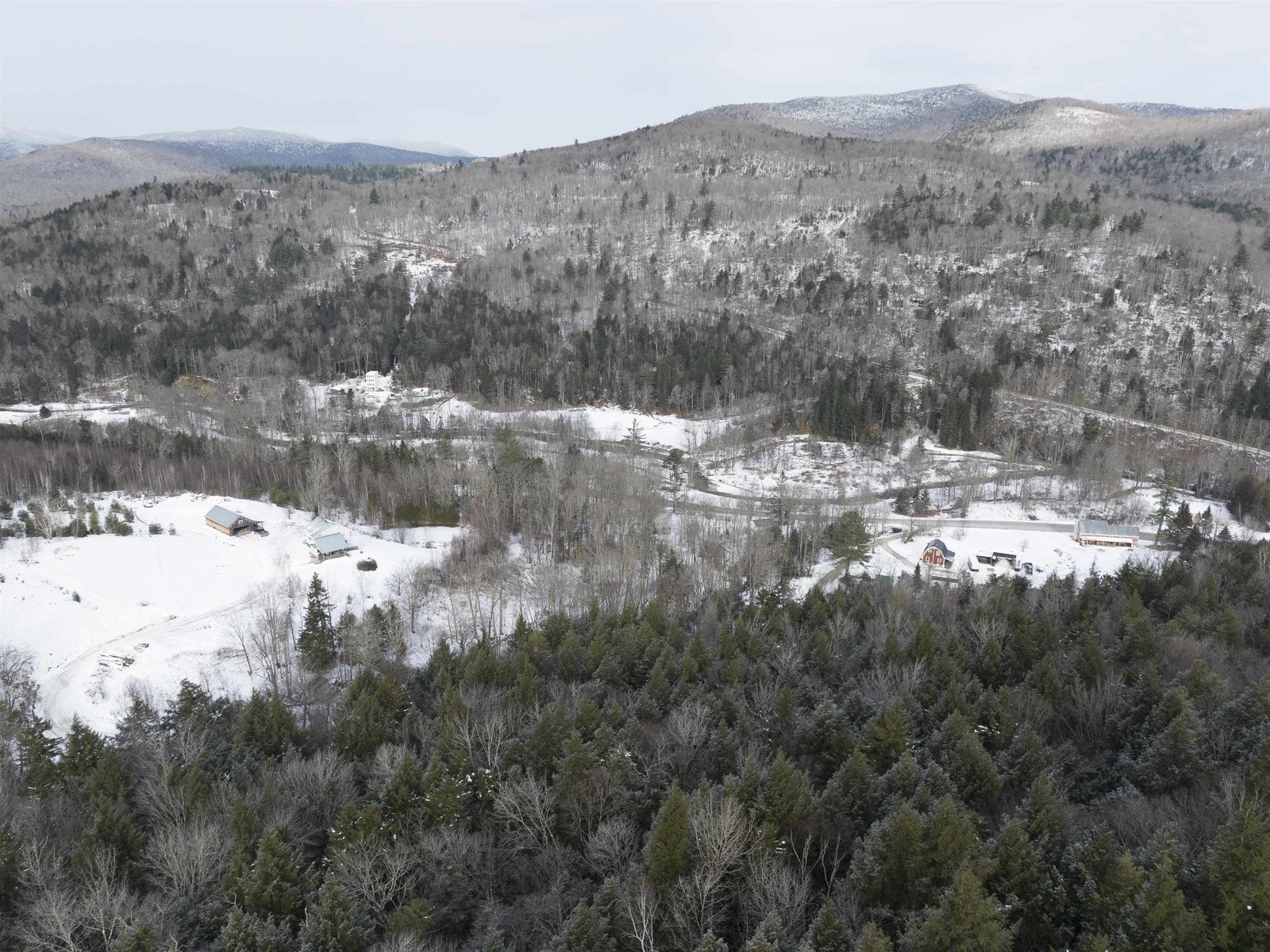 Drone view from property