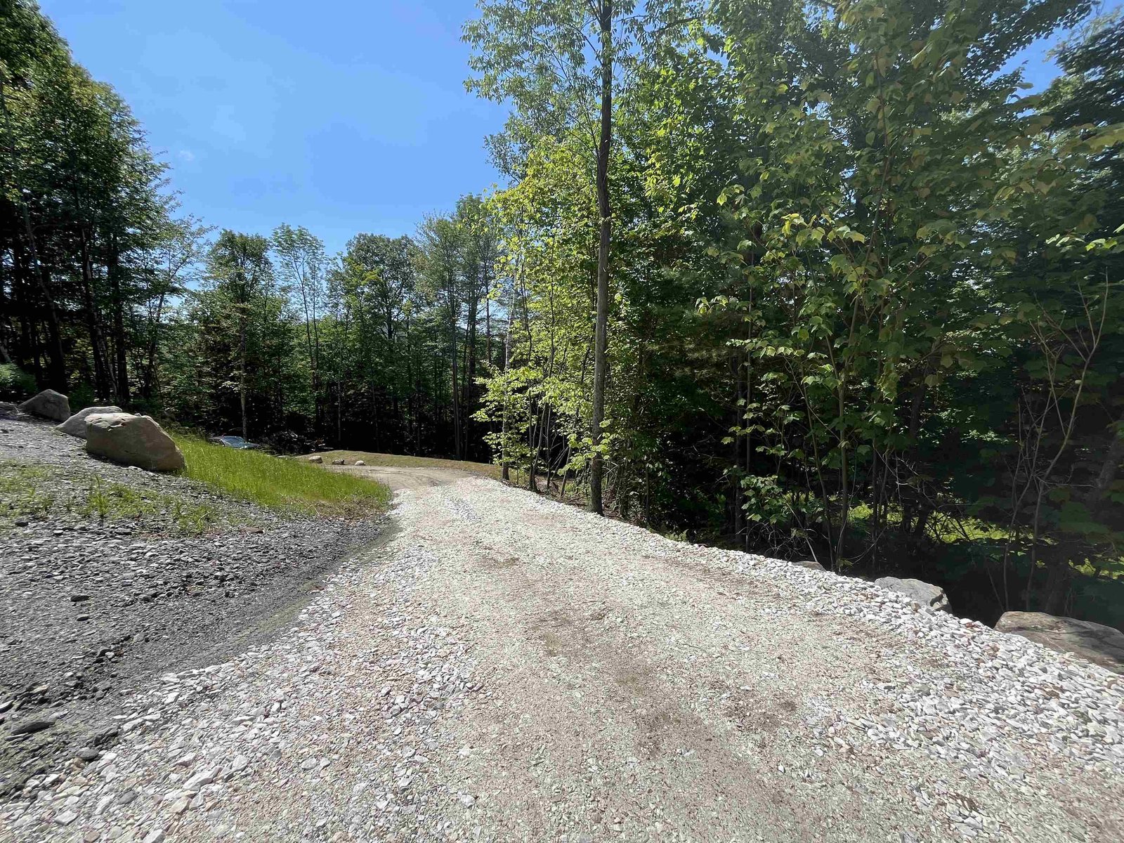 Driveway, septic system