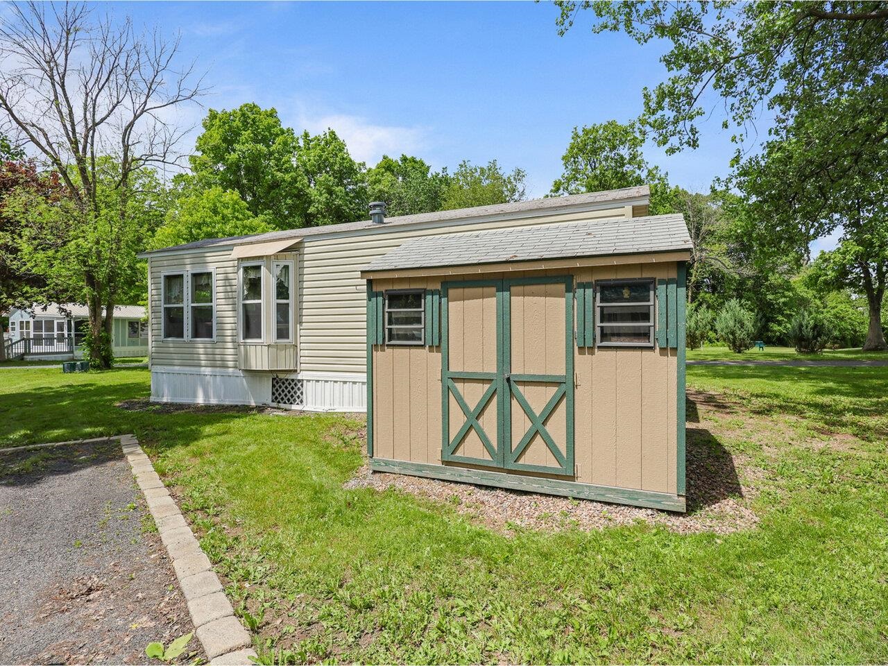 Large detached storage shed