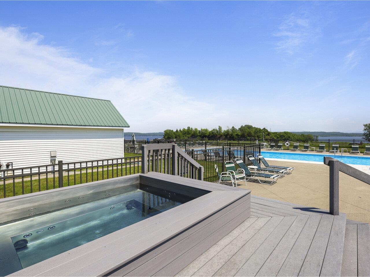 Hot tub at clubhouse