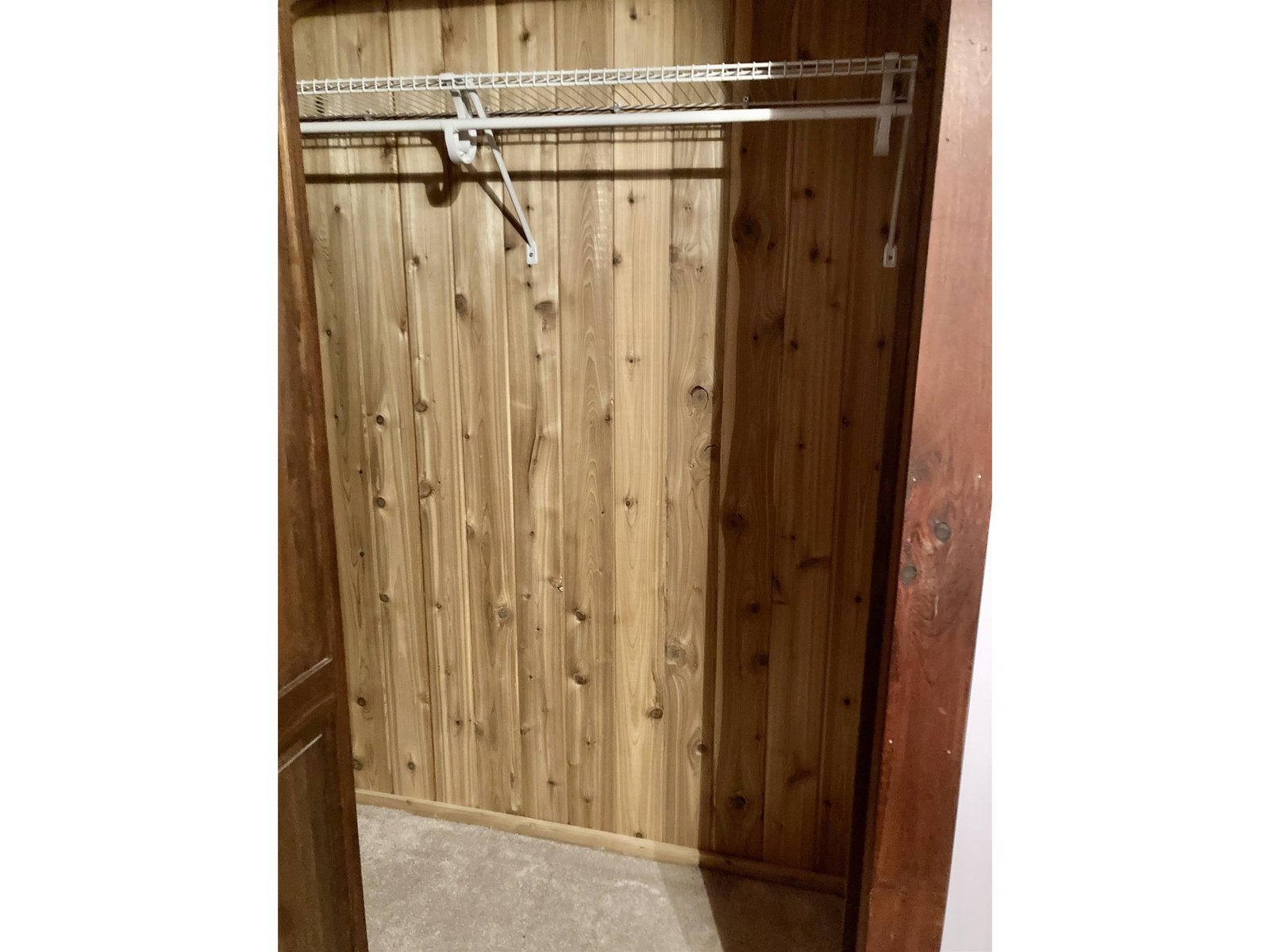 With a White Cedar closet