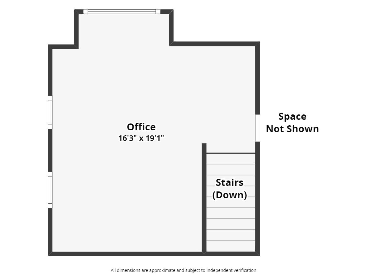 Floor Plan - Second Level (above garage)