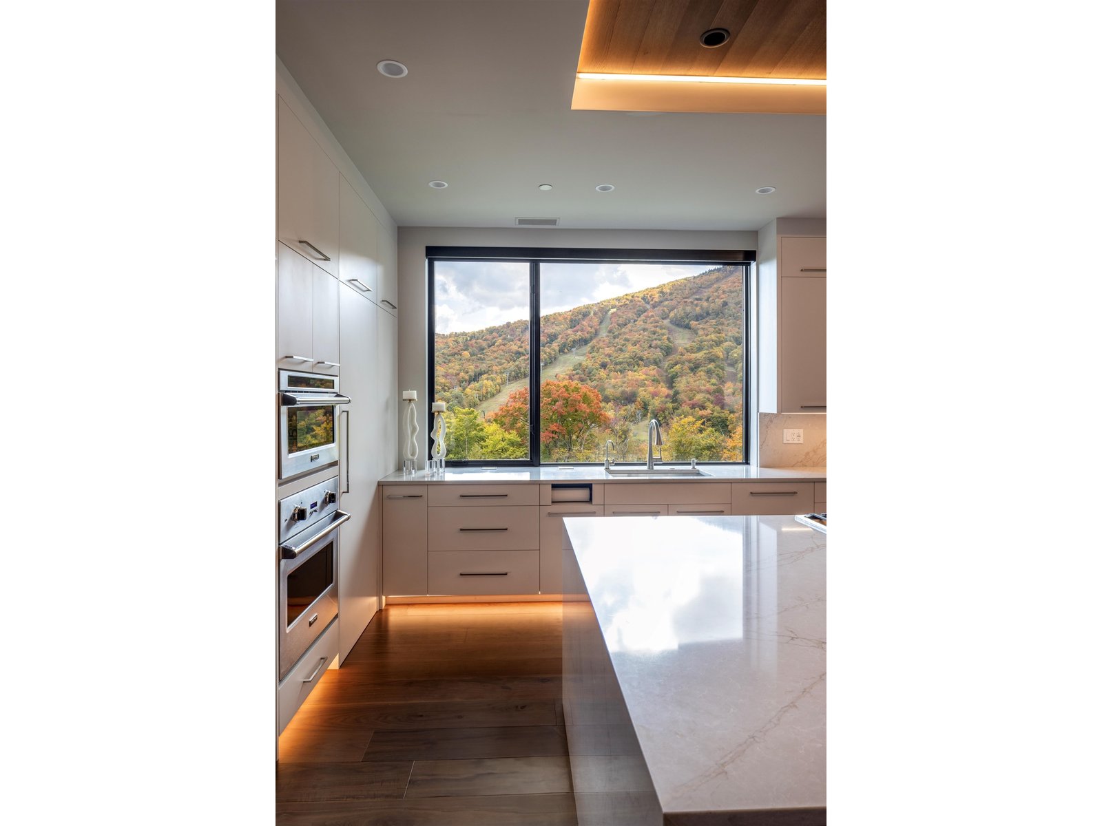 Kitchen and View