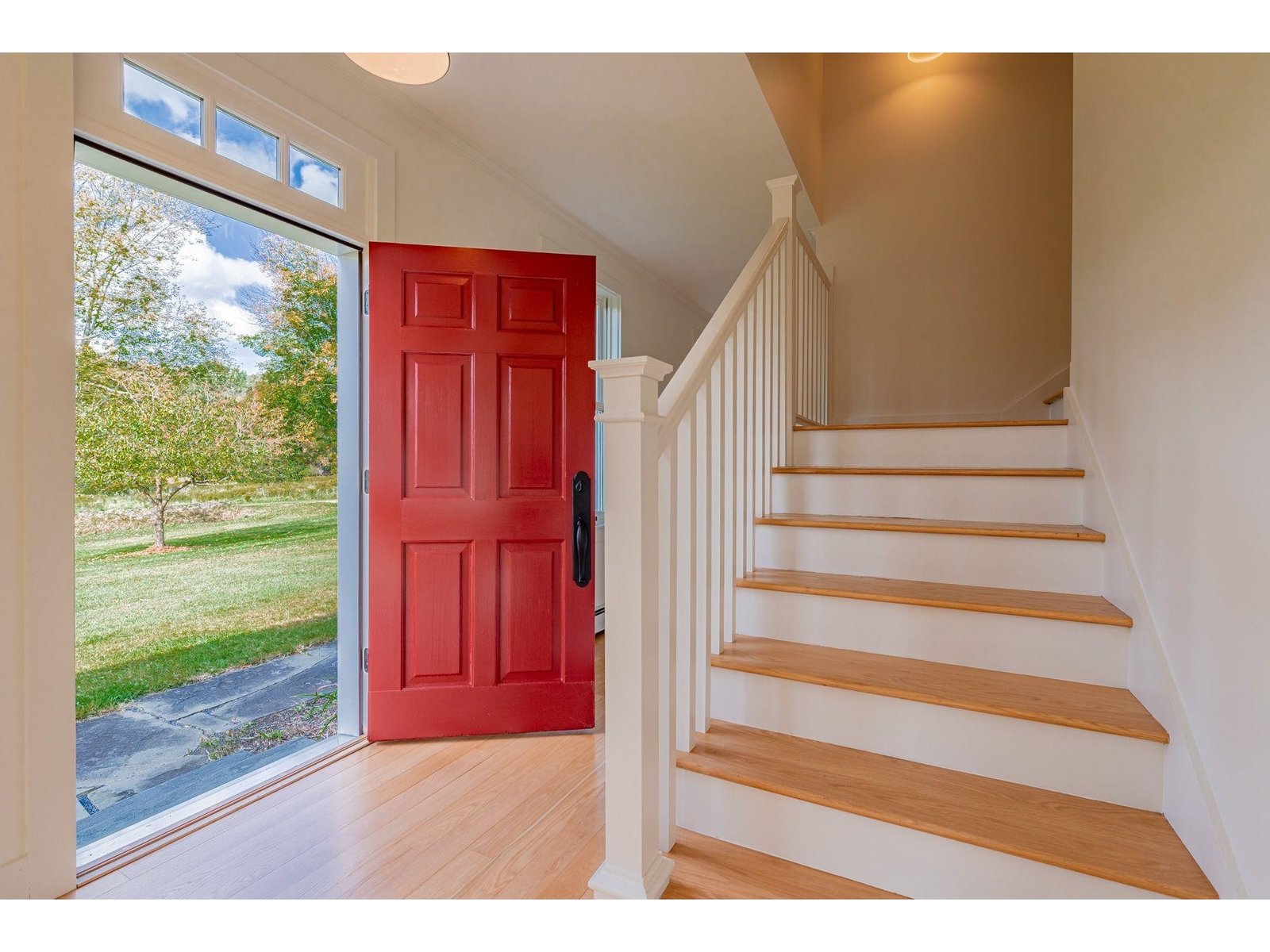 Welcoming Red Front Door