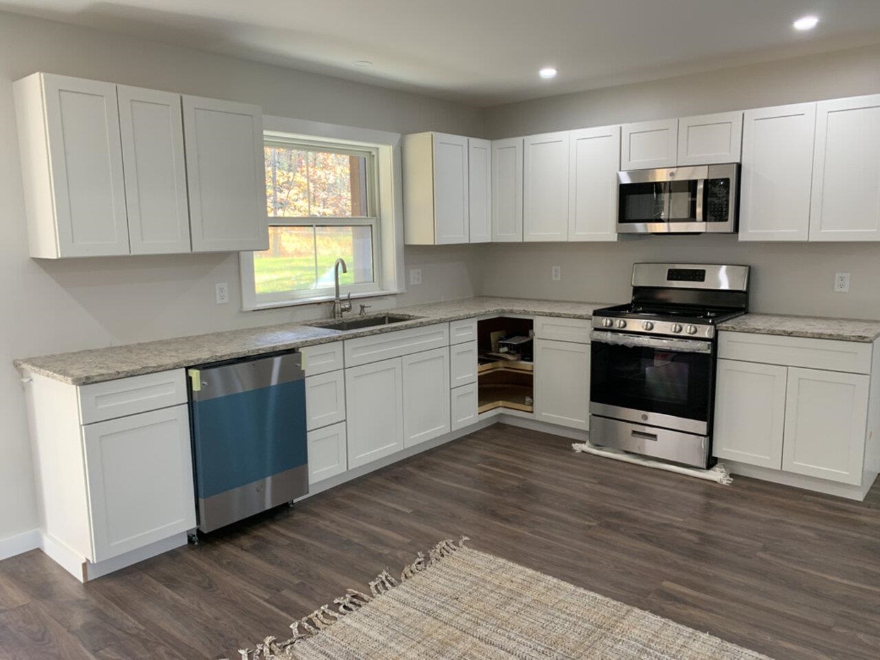 Custom kitchen with granite