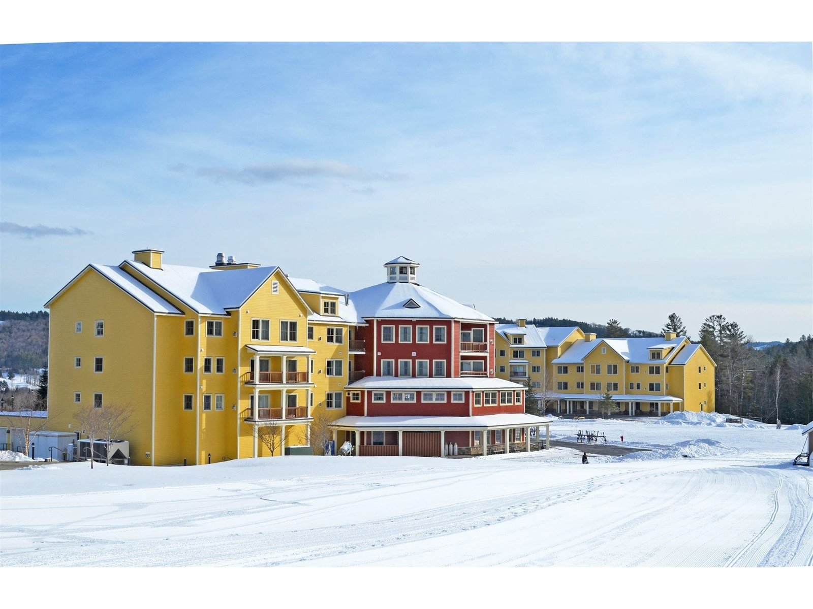 The Perfect Snow Covered Ski Resort