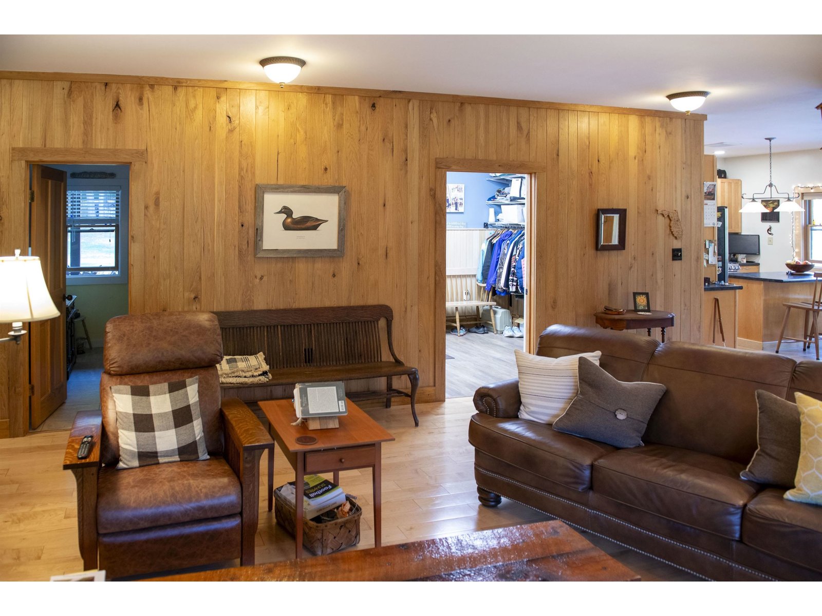 Living Room with Door to Upper Porch