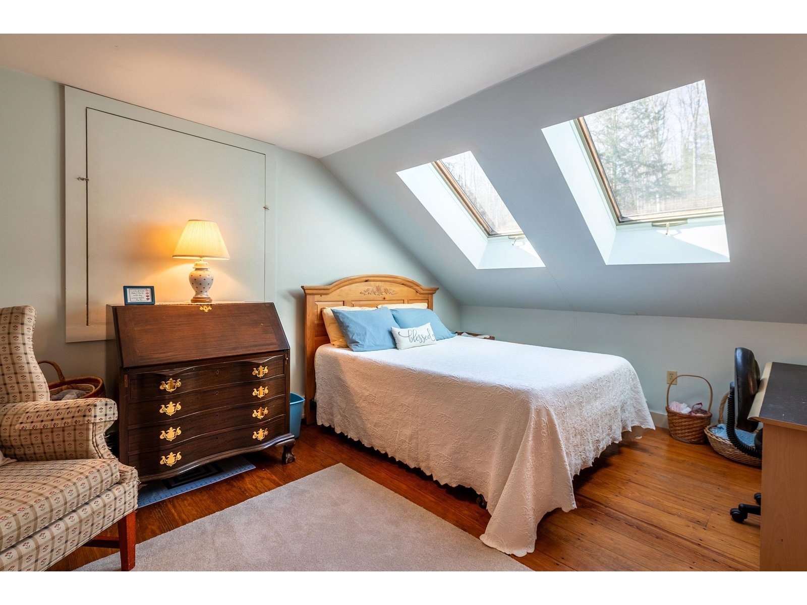 Another second floor bedroom with shared bath