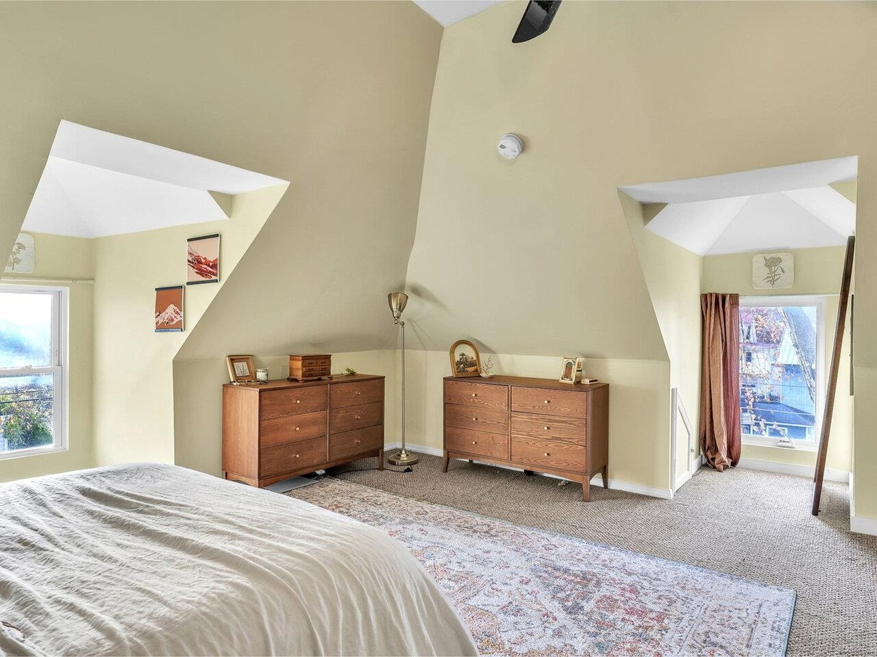 Converted attic bedroom