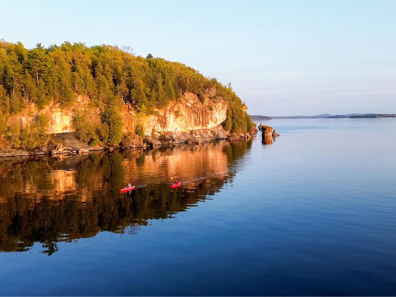 Kayak or paddle to Rock Point!