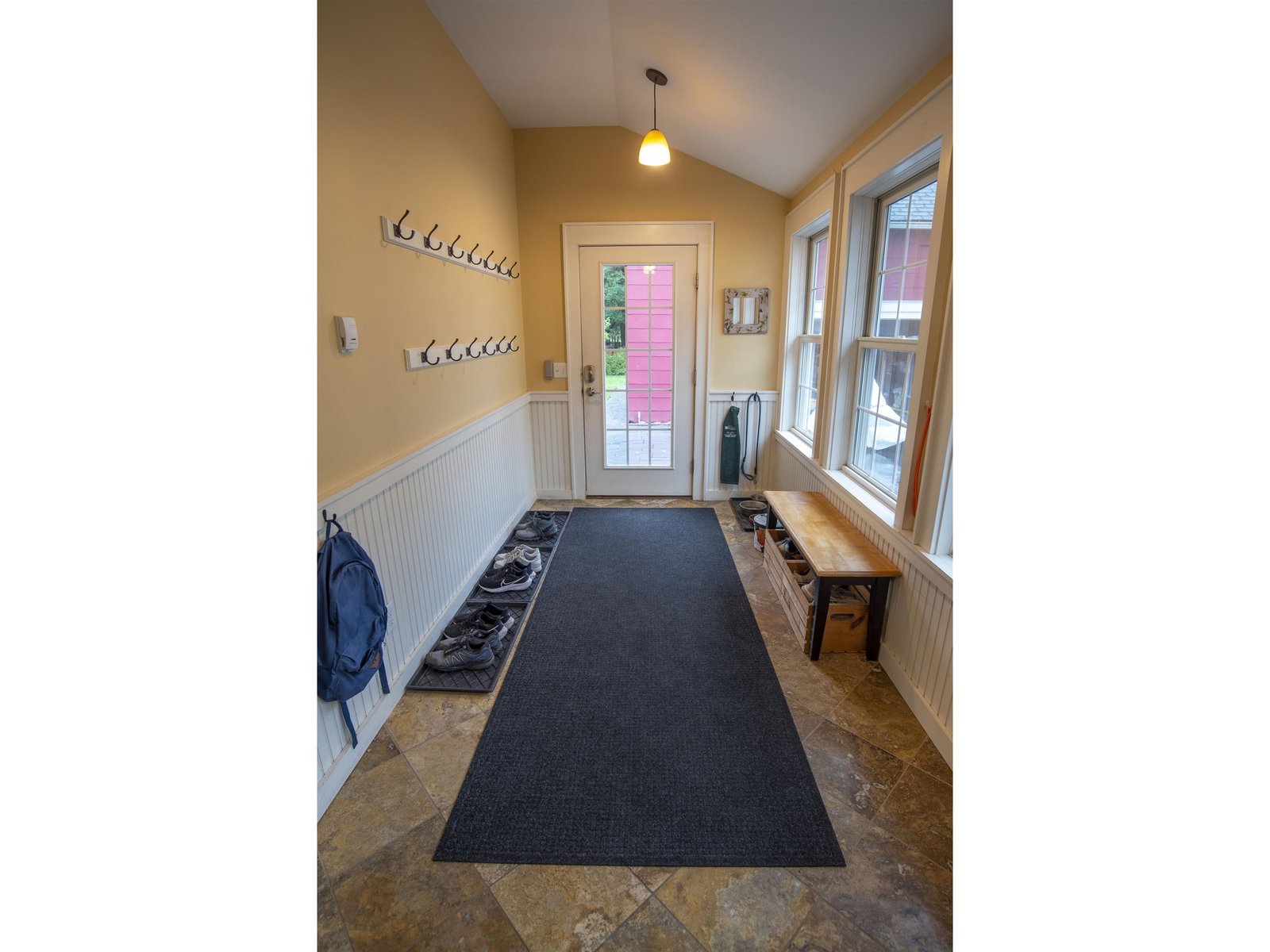 Mudroom with Radiant Heat Floor