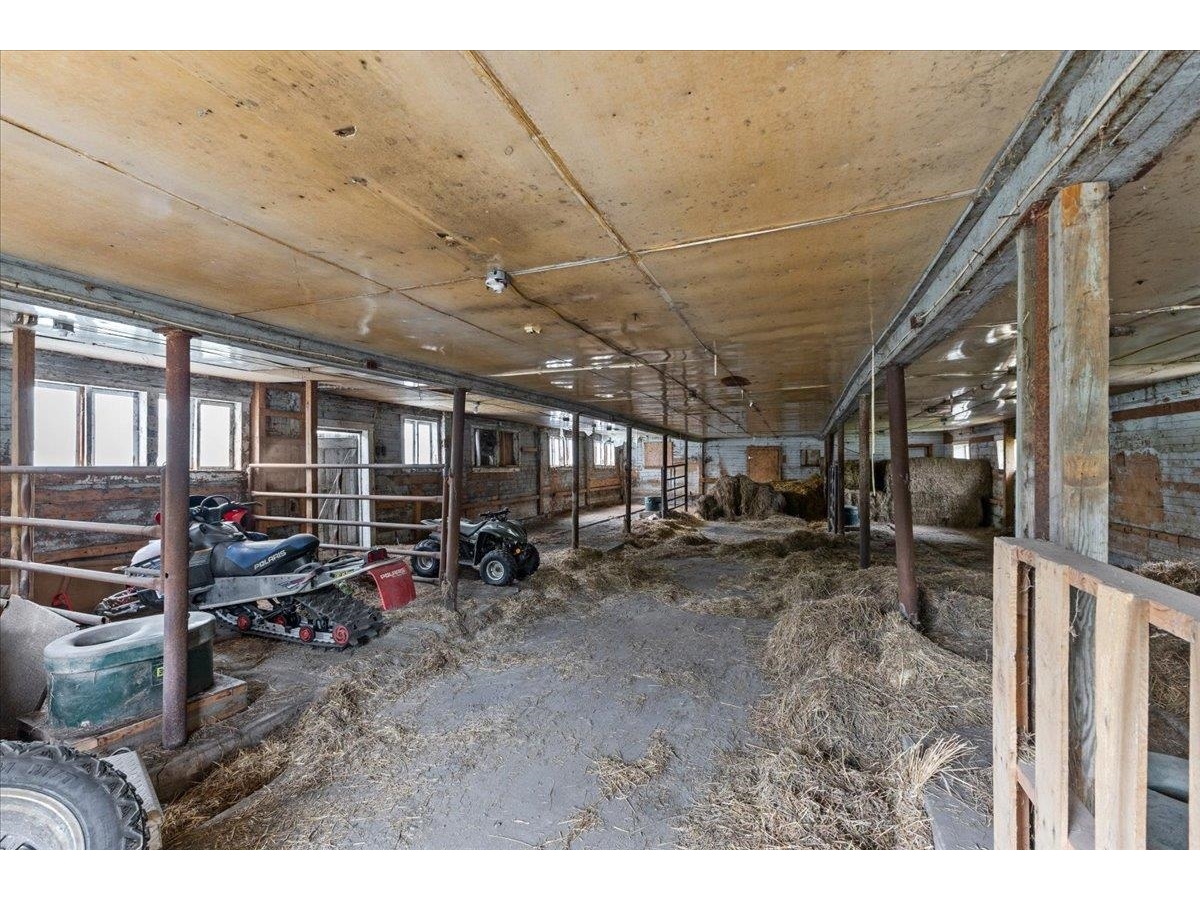 Interior of 2-Story Barn