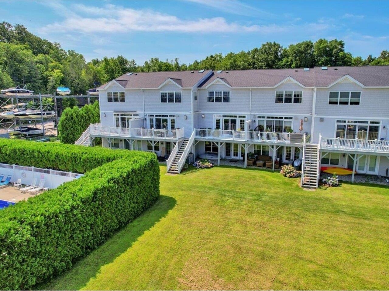 View from back of Townhome