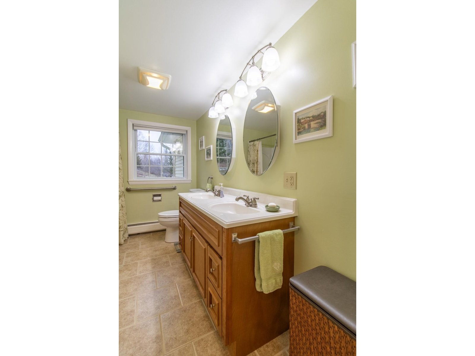 Full Bath with double vanity sinks