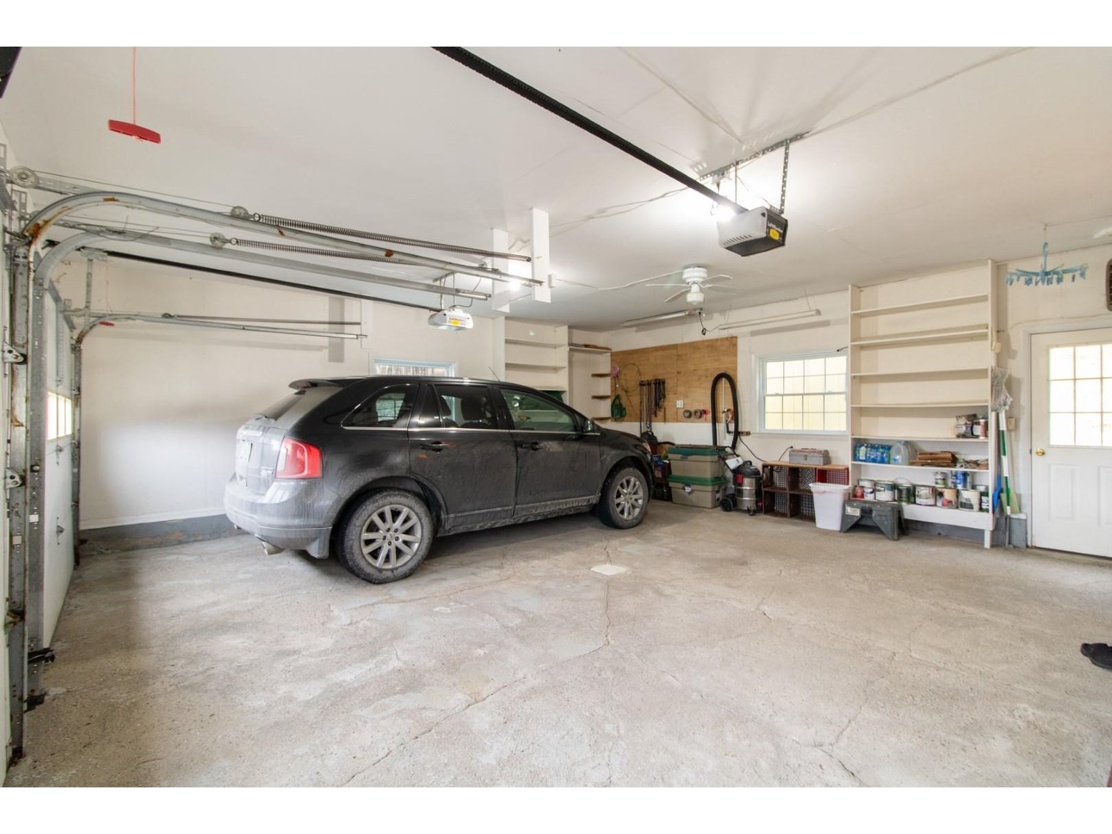 2 stall attached and heated garage