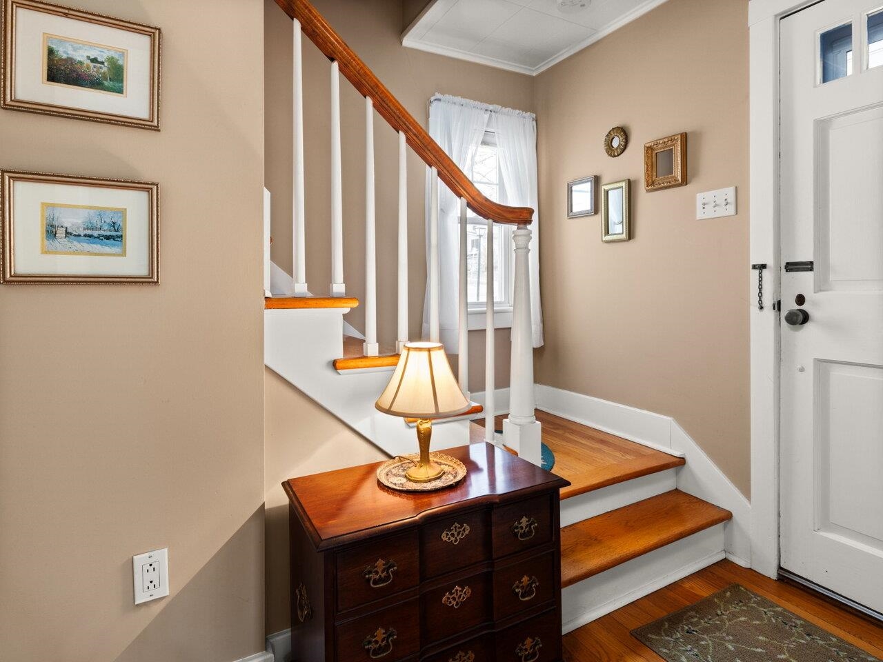 Entry hall and stairs