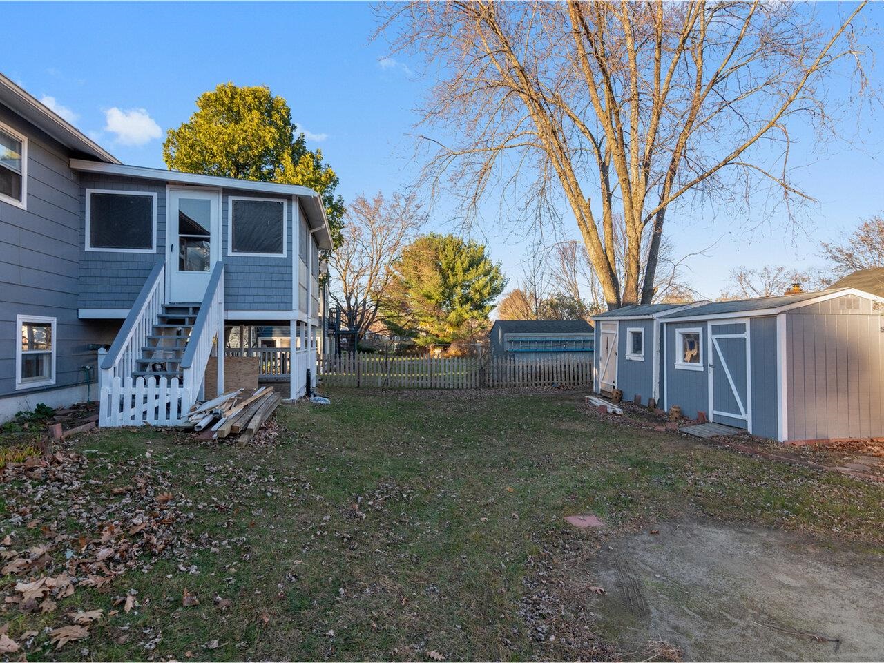 Two storage sheds