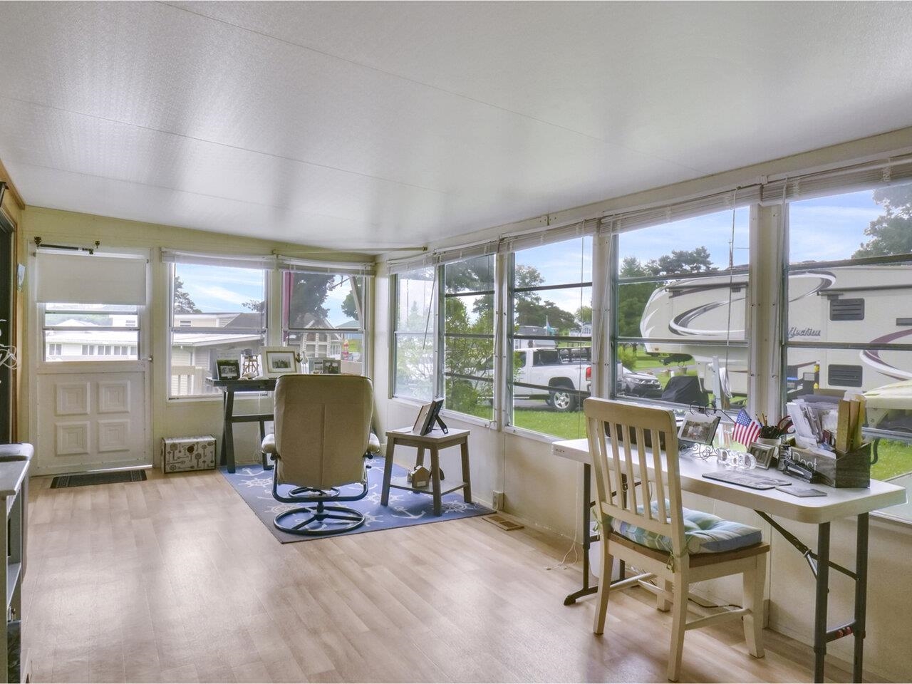 Spacious sunroom