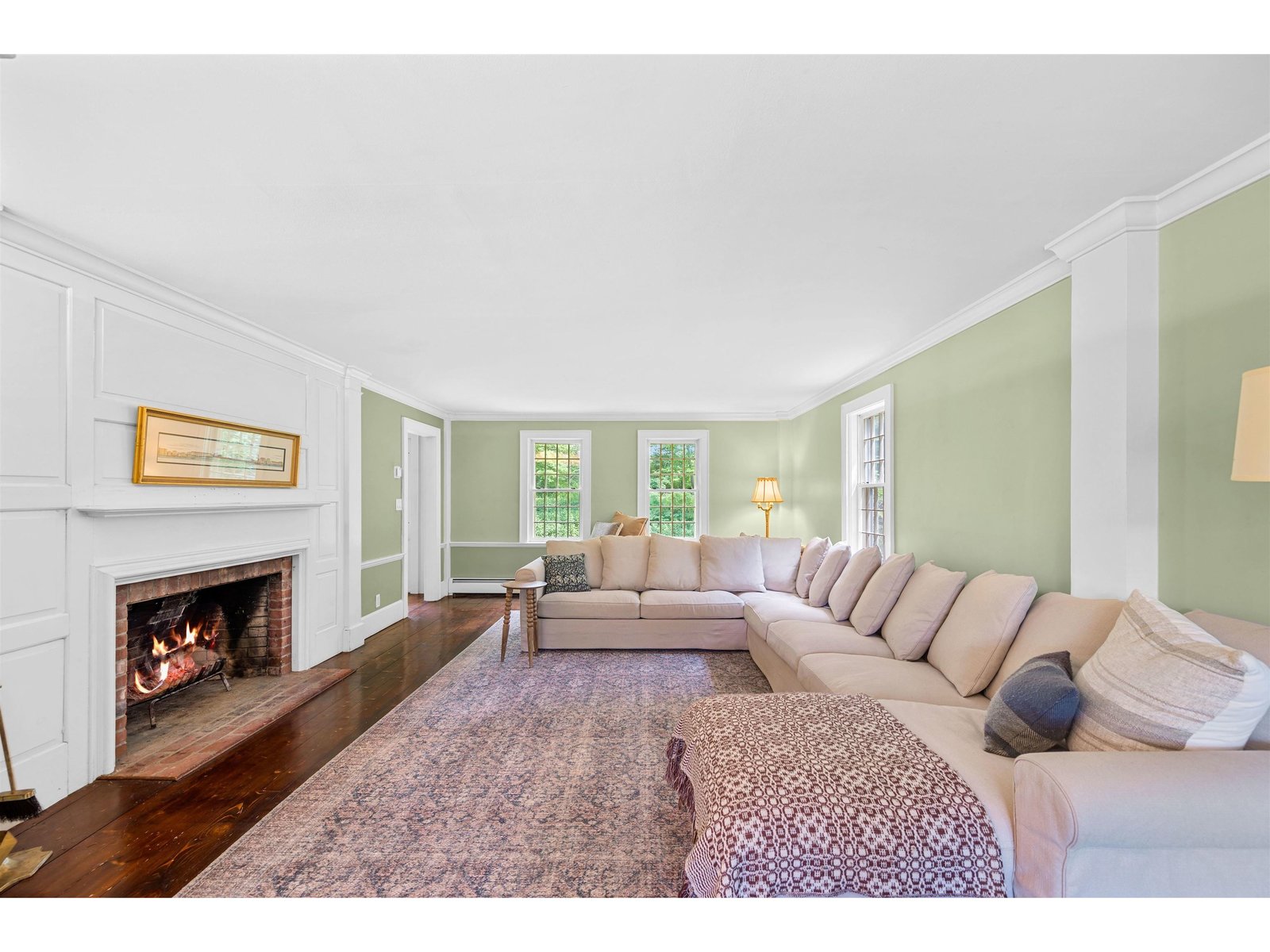 Expansive Living Room with Fireplace #2