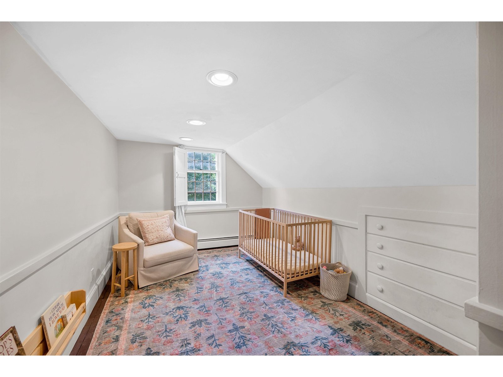 Another Second Floor Bedroom with Built-In Drawers and Storage