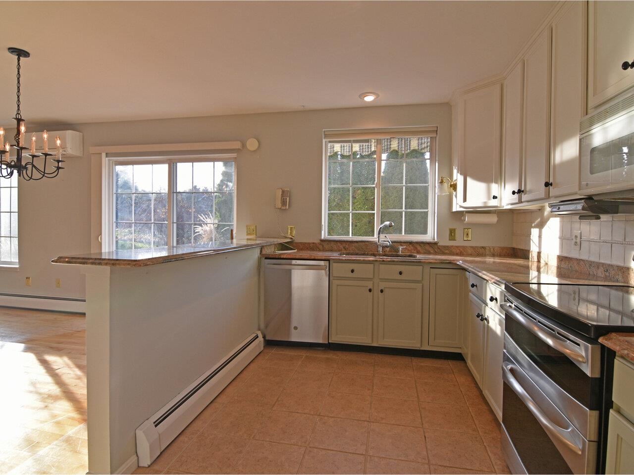 Tiled kitchen