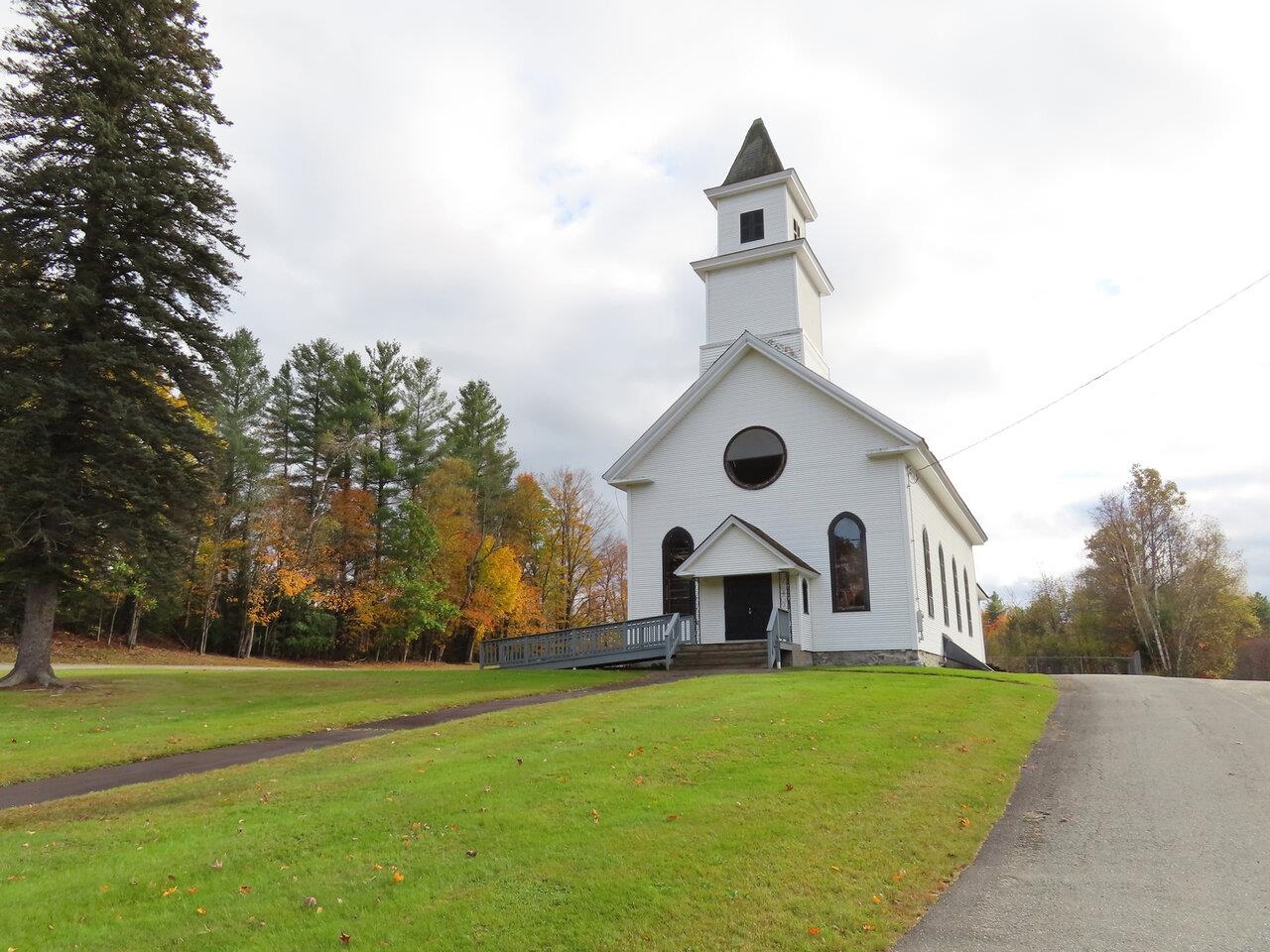 Church nice fall day!