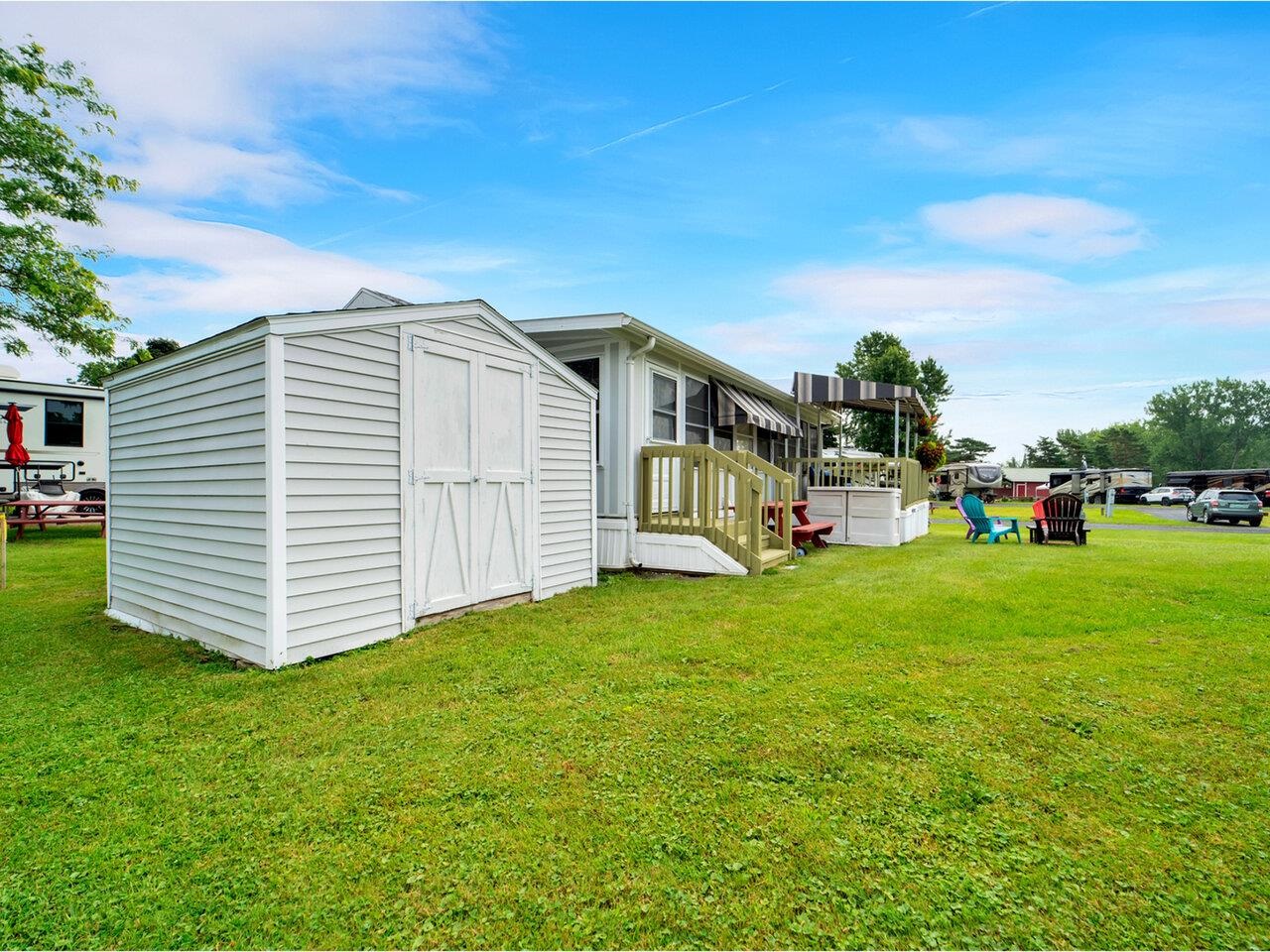 Large private storage shed