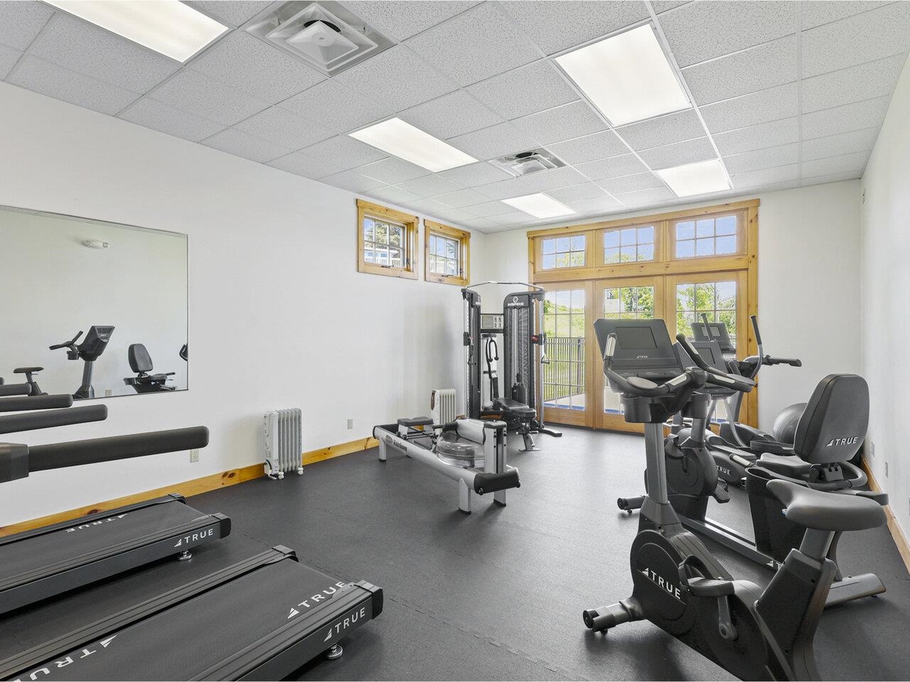 Fitness room at clubhouse