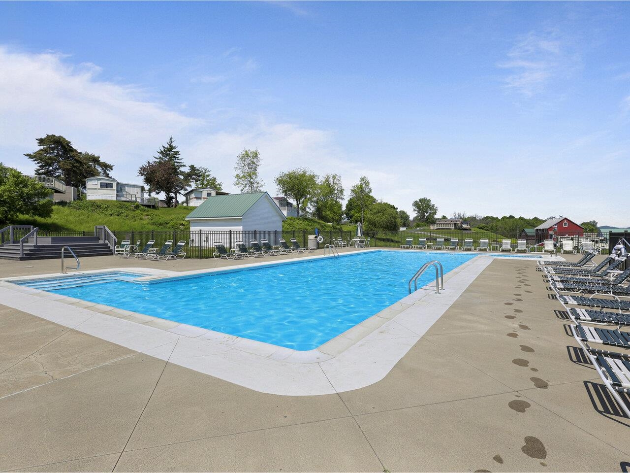 Swimming pool at the clubhouse