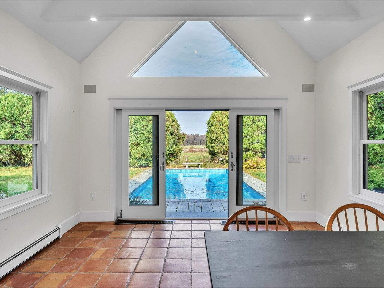 Kitchen Views of the Pool