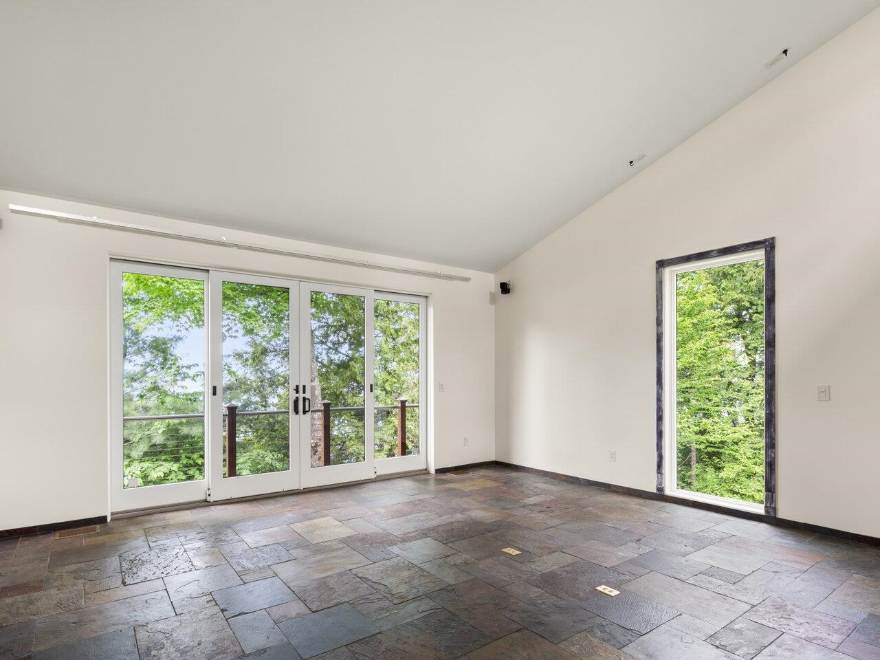 Living area with balcony