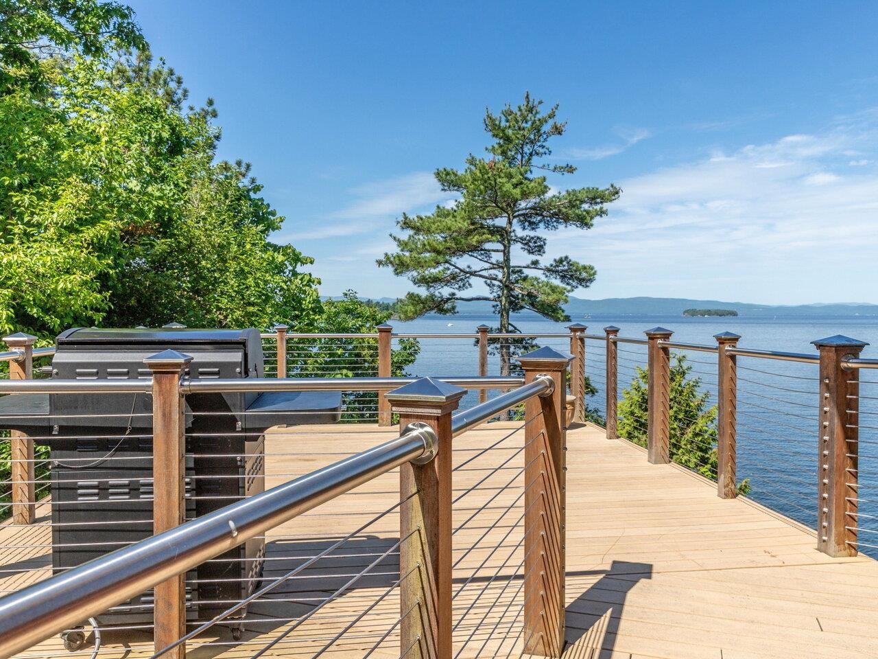 Large deck with view