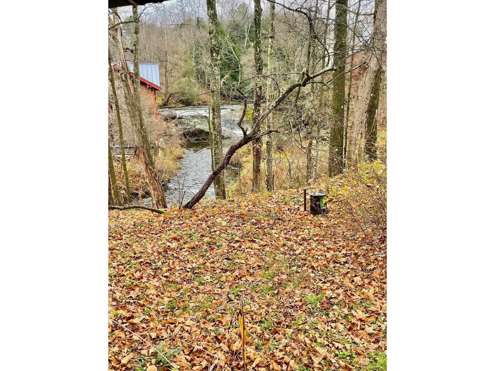 view of river from back deck