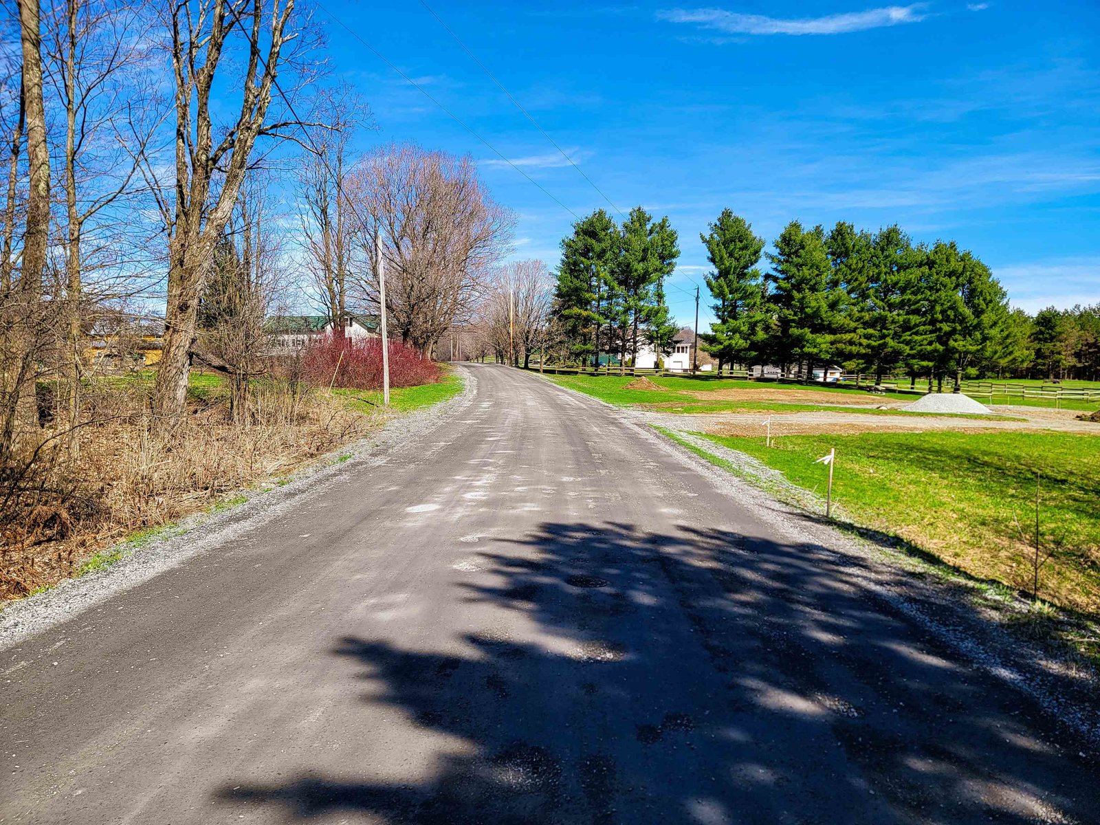 Rugg Road is a town-maintained gravel road