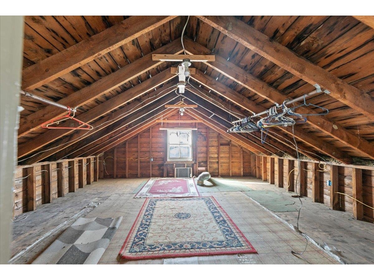 Walkout attic space