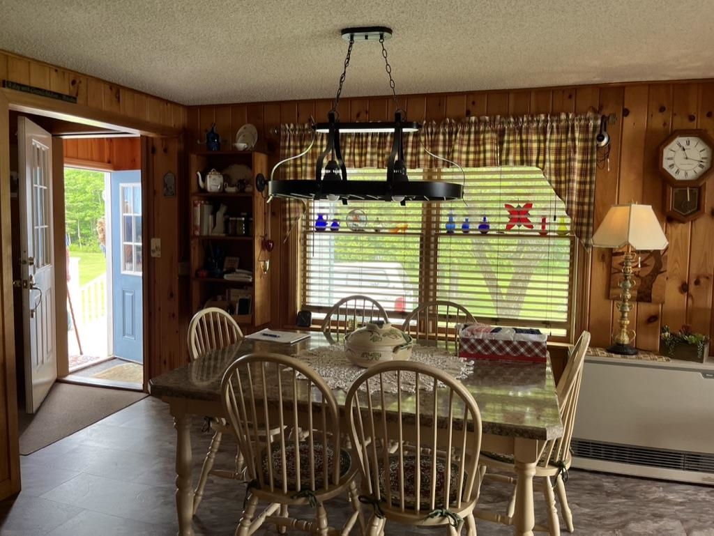 Living Room with Access to Porch and Lakeview