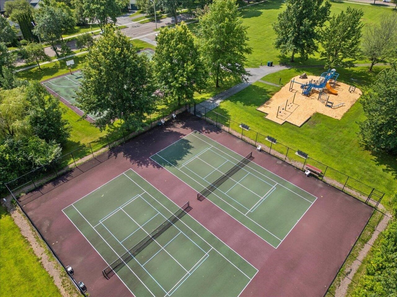 Public Park with Tennis