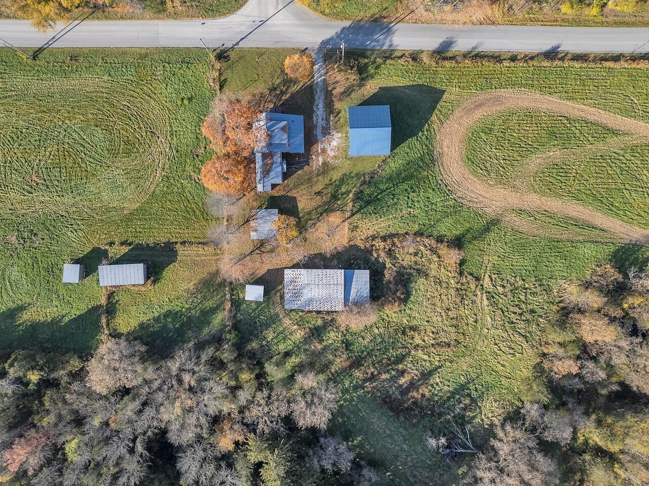 Multiple barns and sheds