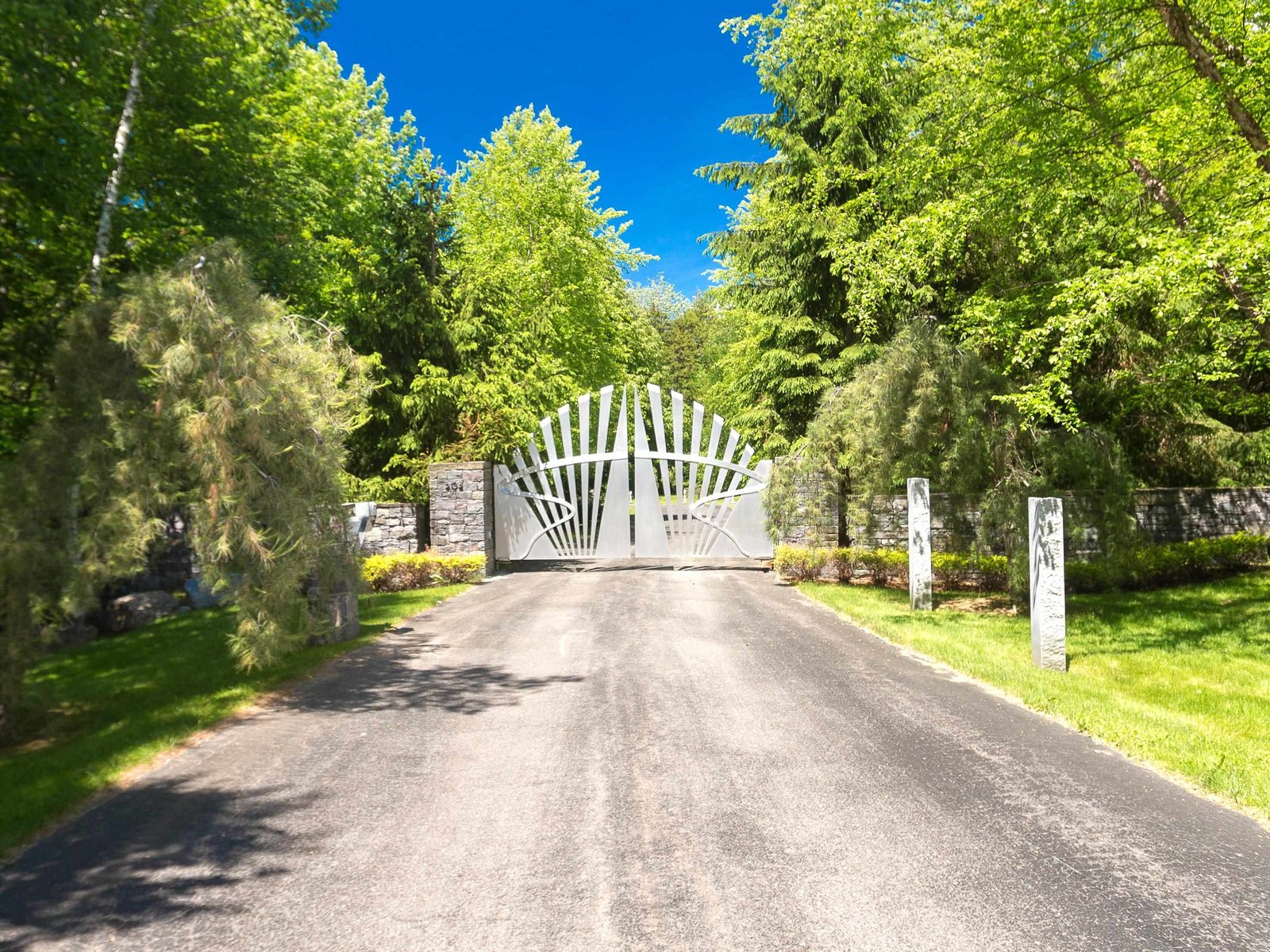 Gated Estate Entrance