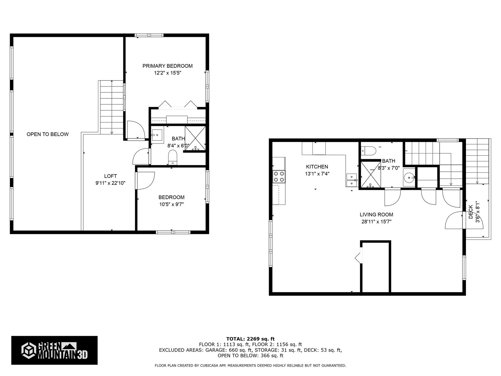 Floor Plan - 2nd Level + Studio Apt