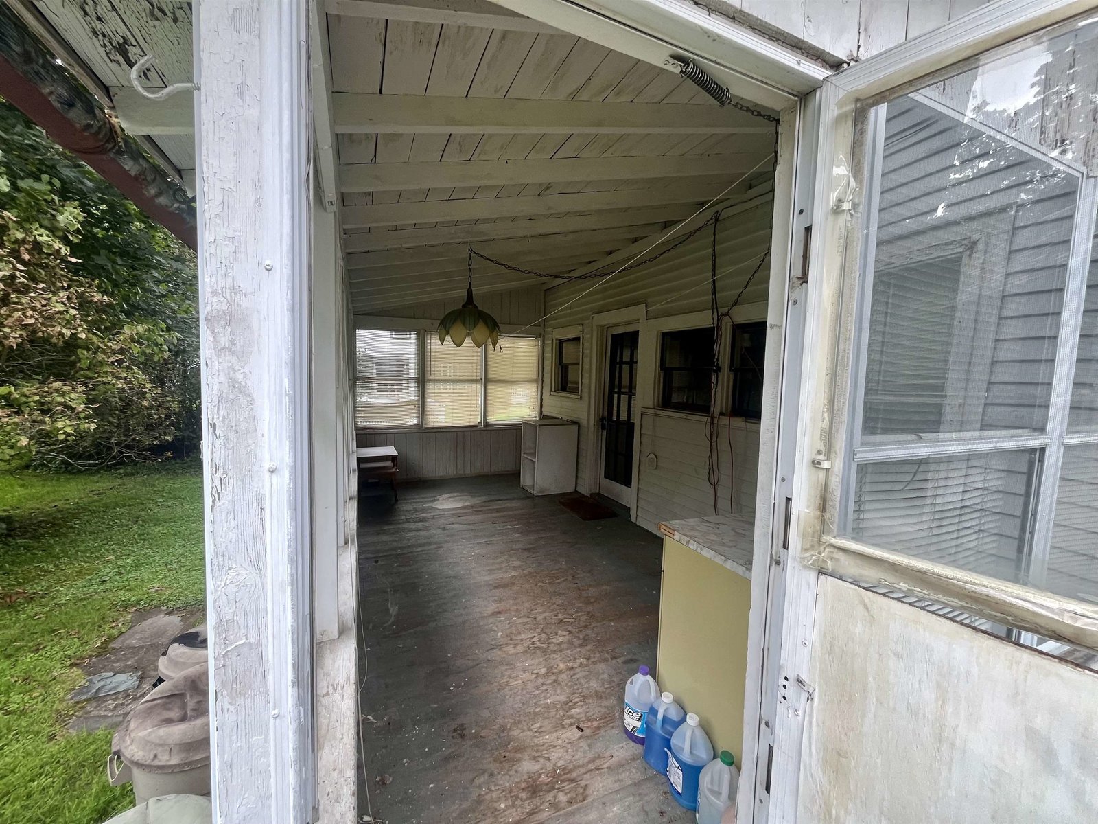 Enclosed back porch