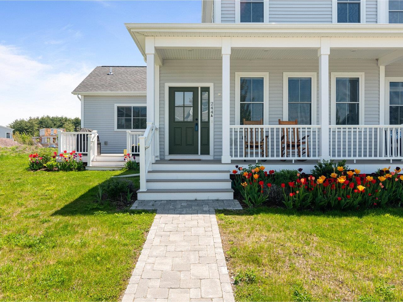 Charming covered front porch