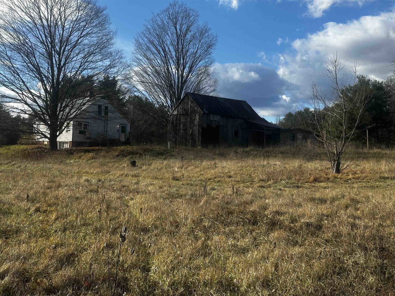 view to house from road