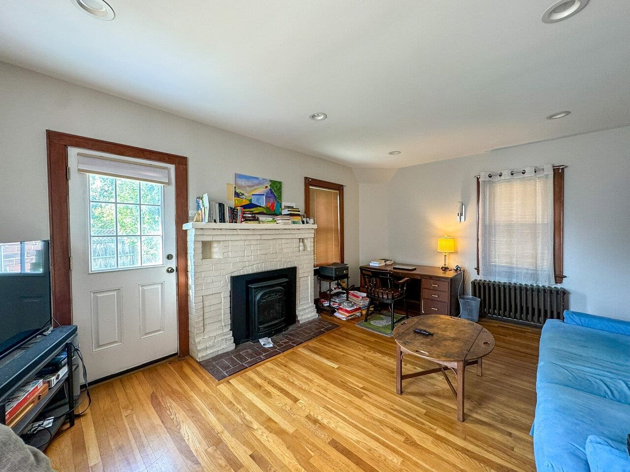 Living Room with Gas Fireplace