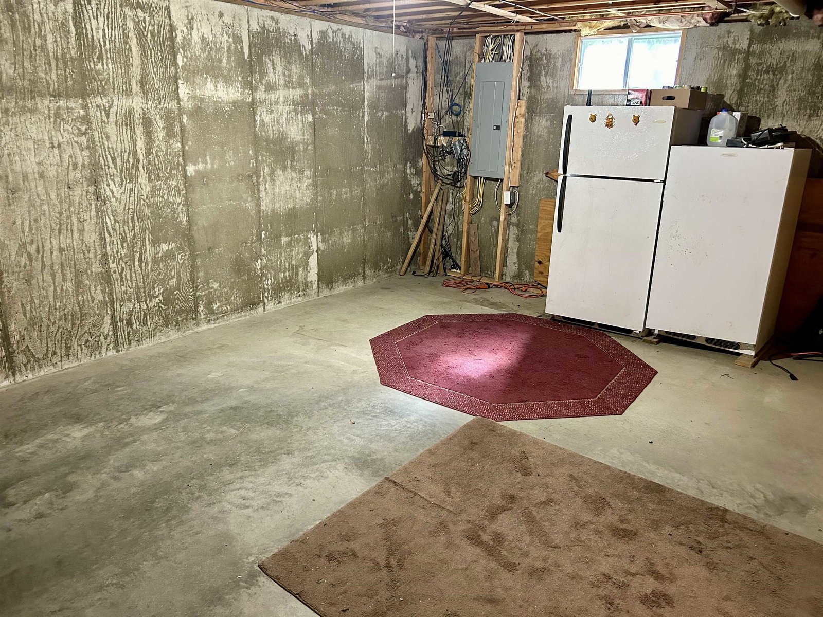 Unfinished Basement Area 1