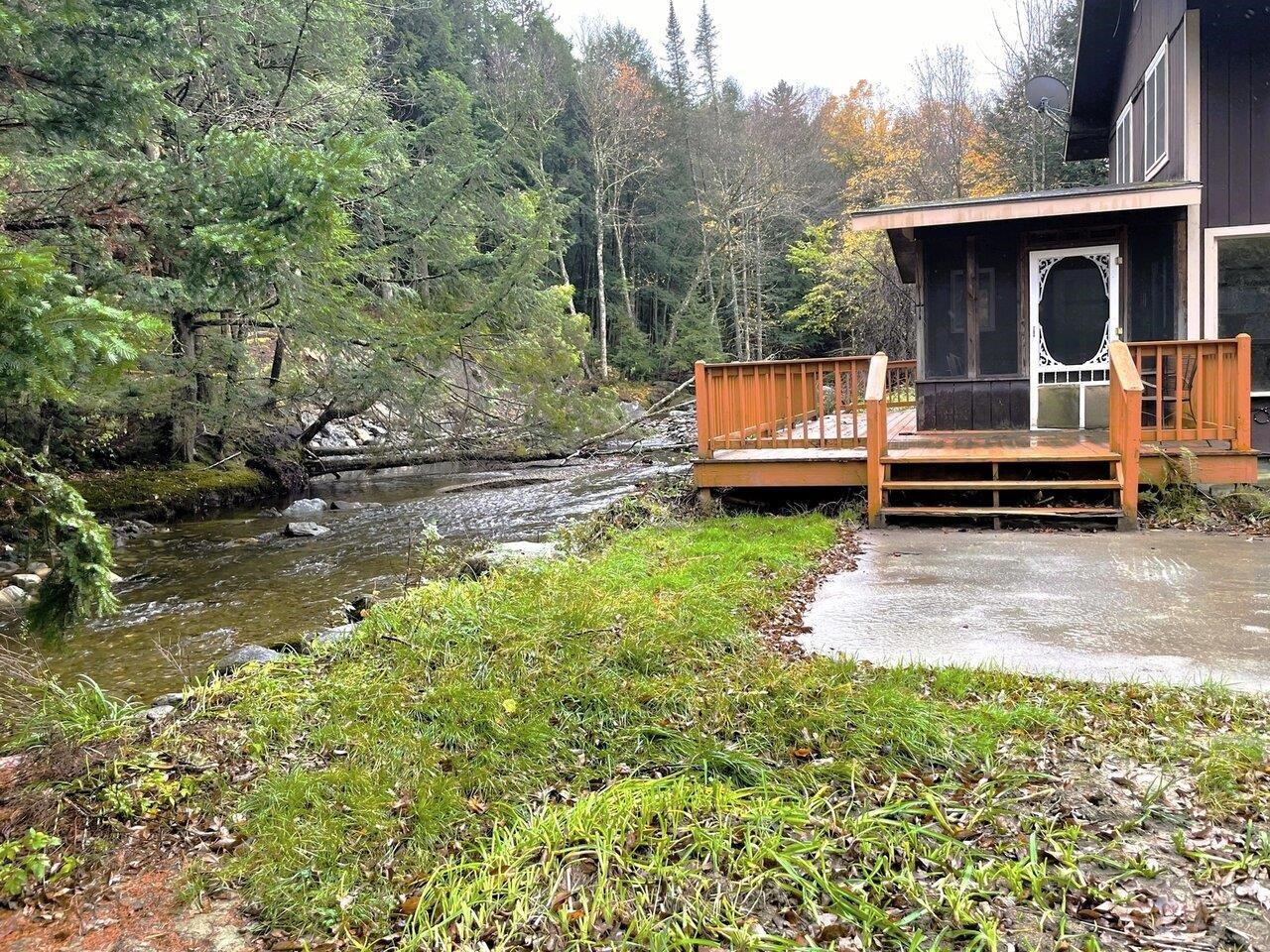 Shepard Brook runs along back