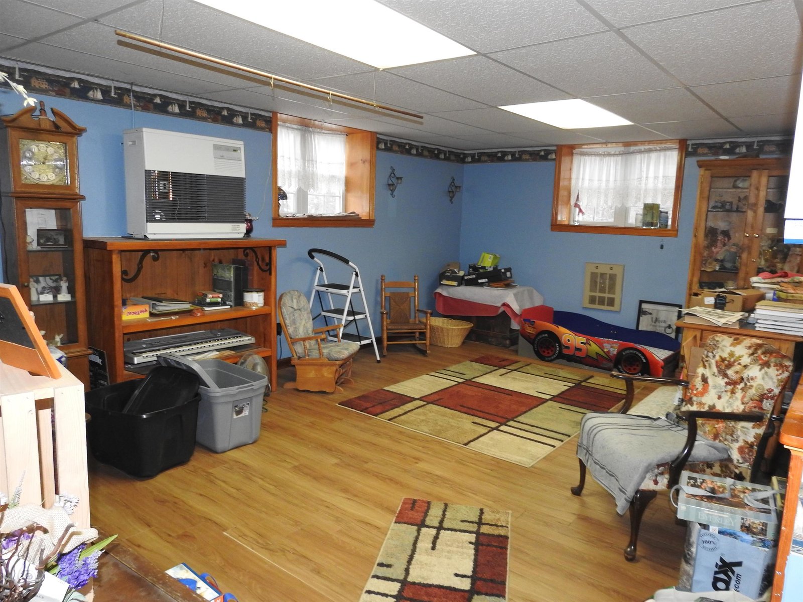 Family Room in basement