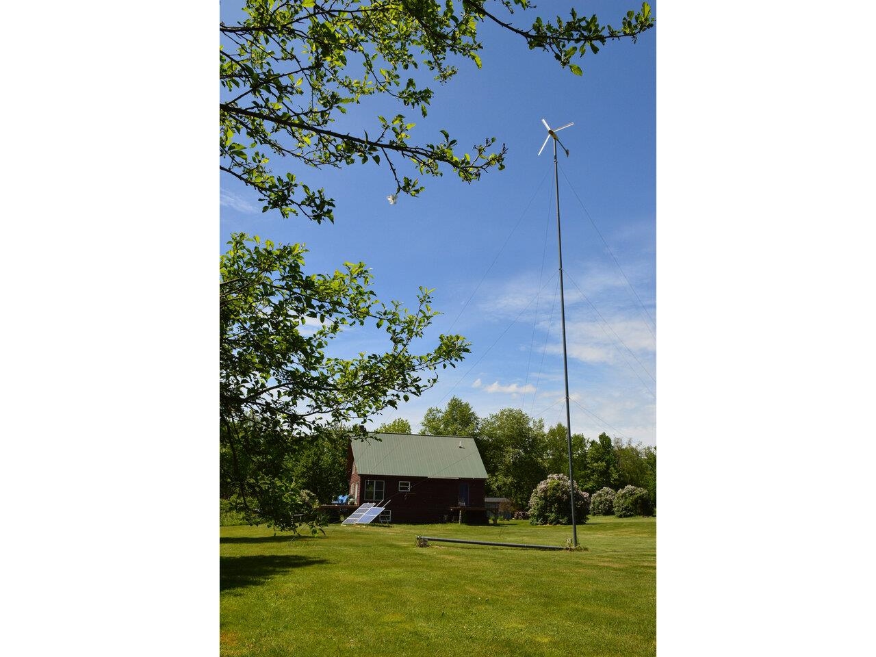 Solar Panels & Wind Turbine