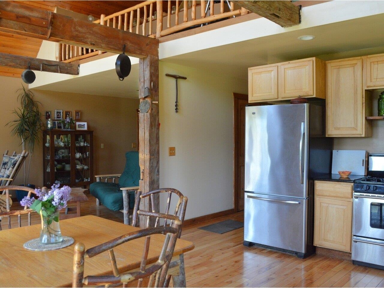 Open to Dining & Kitchen